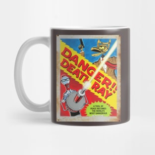 Mystery Science Rusty Barn Sign 3000 - Danger! Death Ray Mug